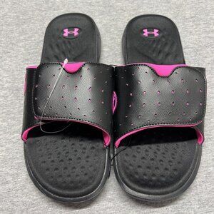 Under Armour Ignite 7 SL Logo UA Women’s Slip On Casual Sandal Slides Shoe Sz 10
